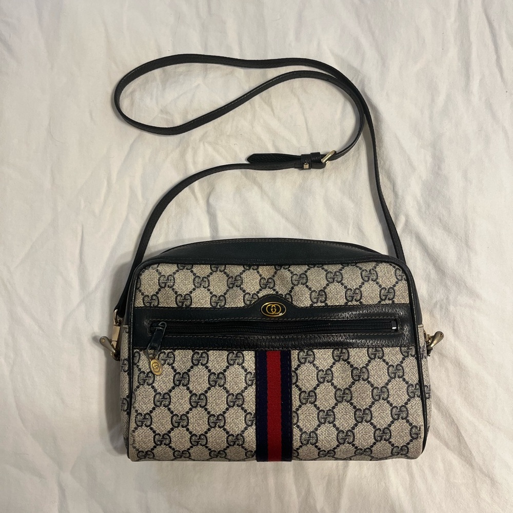 Gucci Crossbody Bag with Red Stripe